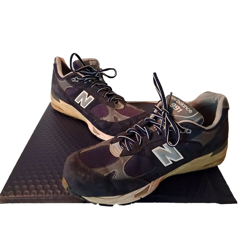 Vintage New Balance 991 Mens Size 10 EEEE Sneaker M991NV USA Check Photos